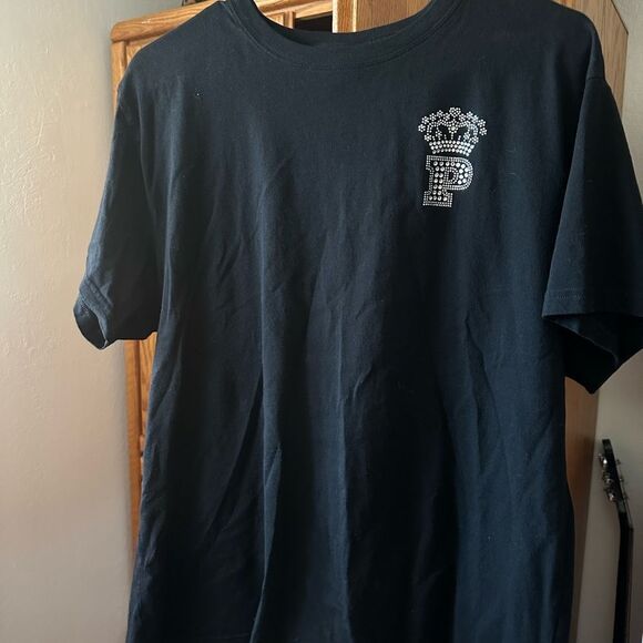 PINK Victoria's Secret Tops - PINK Victoria's Secret Black Crown Tee